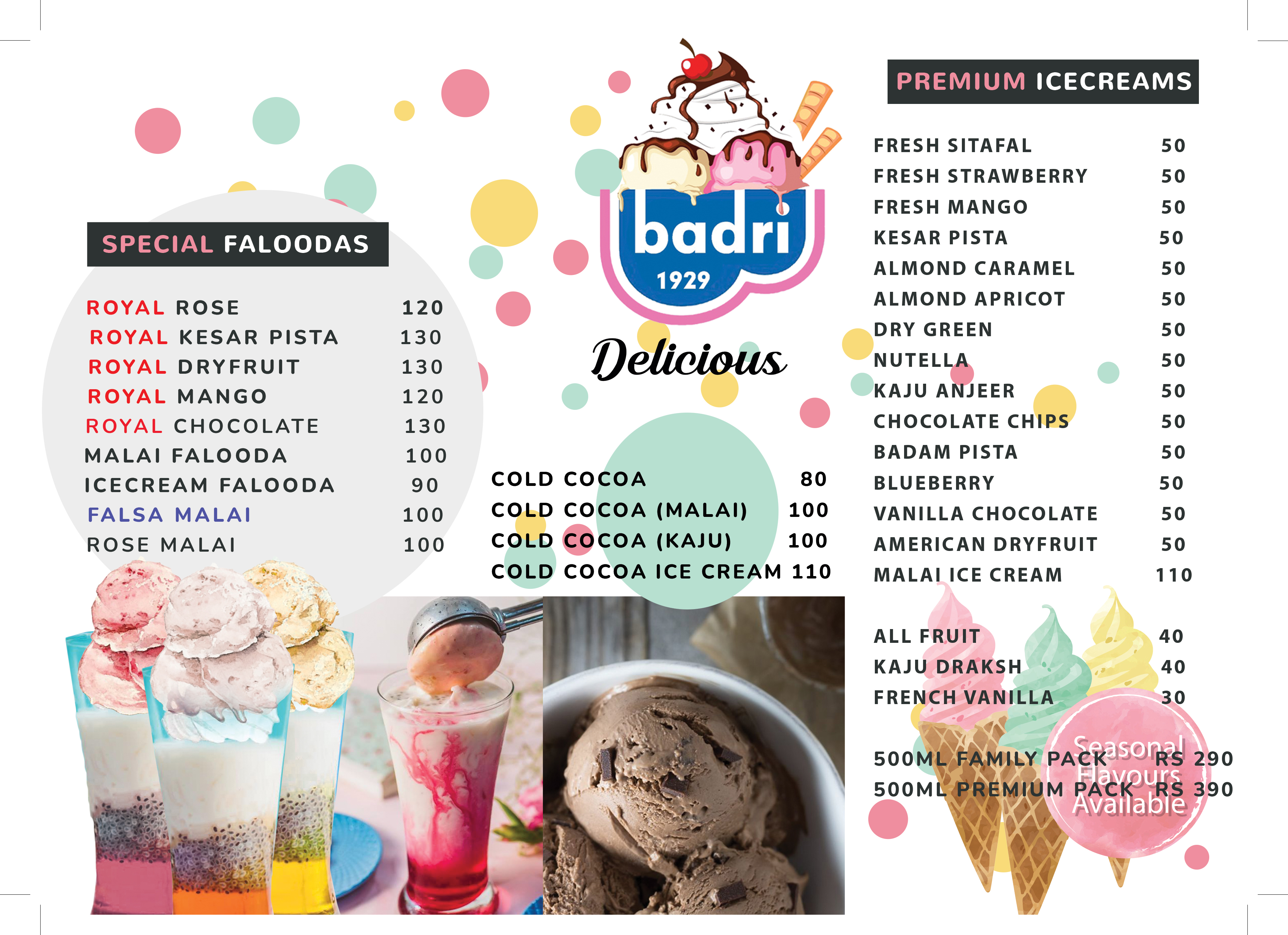 badri menu-1